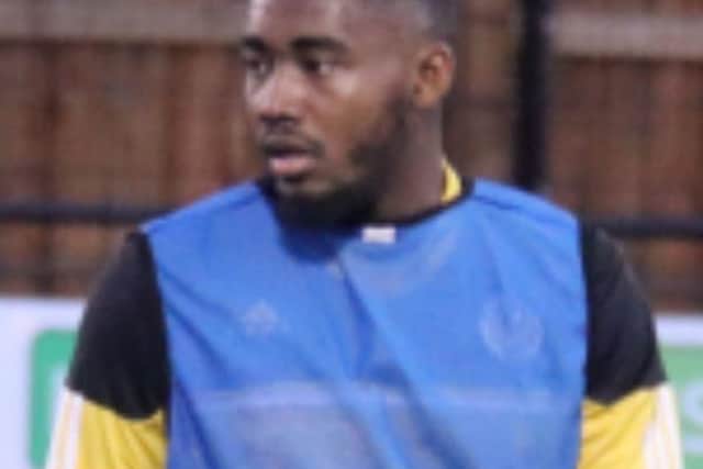 Racing Club Warwick’s Romario Martin was on the scoresheet in their 2-1 defeat by Hanley Town on Tuesday evening