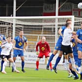 Leamington picked up their last league point in a 1-1 draw at Hereford on September 25 and after their FA Cup run and free weekend are keen to add to their tally in their two games this week Picture by Sally Ellis