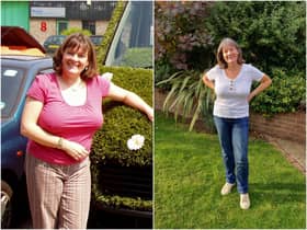 (l-r) Caroline Walker in 2009 and Caroline Walker this month.