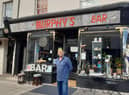 Kevin Murphy outside Murphy's Bar.