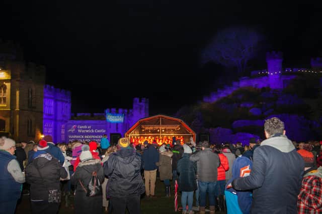 Carols at the Castle will be returning to Warwick this year. Photo by Lydia Meteyard