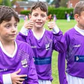 The Under 11s of Upper Lighthorne FC with their new kits sponsored by David Wilson Homes. Photo supplied