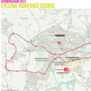 The road race route map. Image supplied by Birmingham 2022