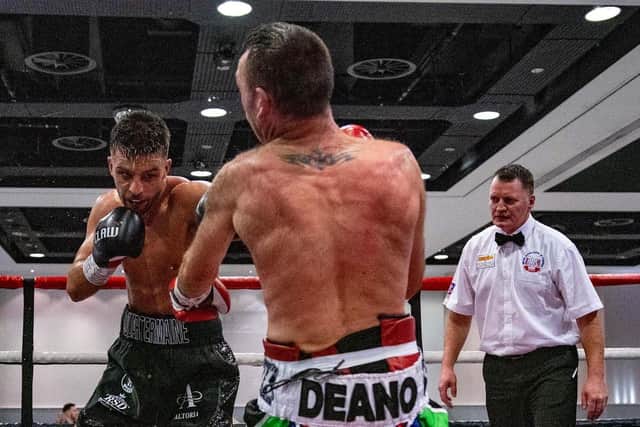 Danny Quartermaine in his fight with Dean Evans