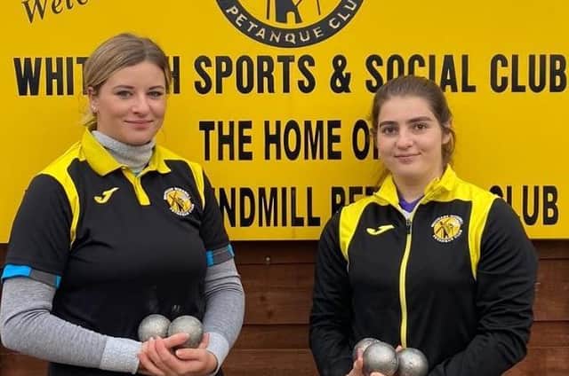 Whitnash Windmill Petanque Club's Hannah Griffin and Rachel Kelly will make up half of England's four-strong ladies'  team at the world championships