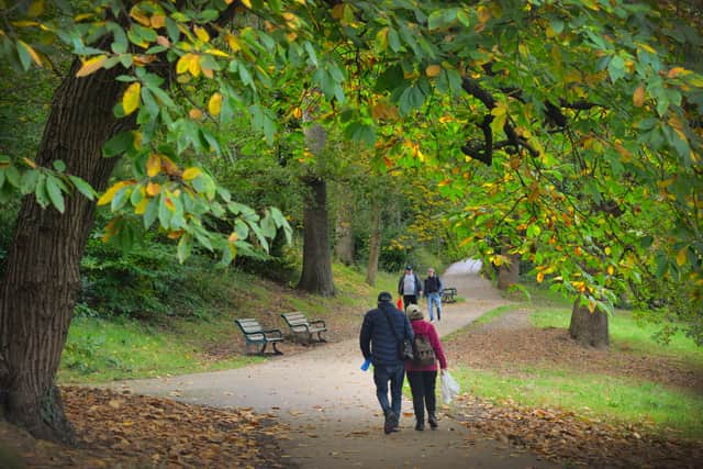 Alexandra Park in Hastings pictured in autumn, 27/10/21 SUS-211027-150213001