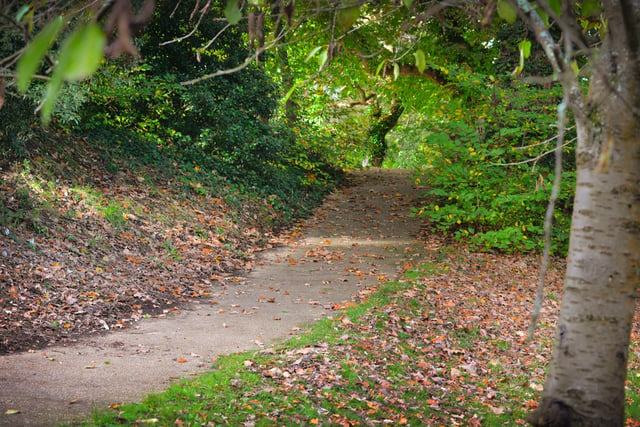 Alexandra Park in Hastings pictured in autumn, 27/10/21 SUS-211027-150335001