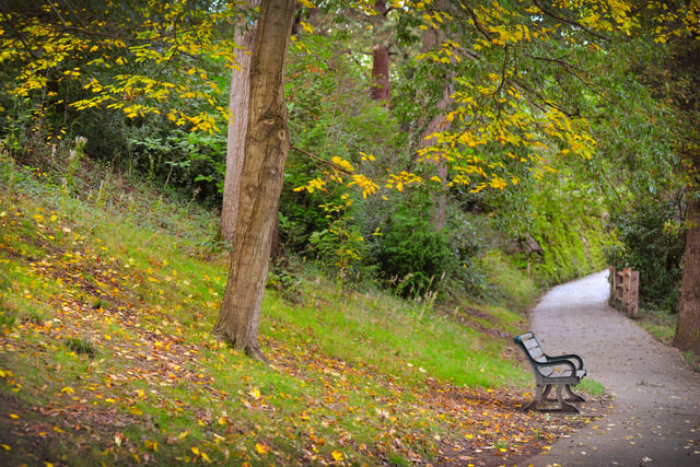 Alexandra Park in Hastings pictured in autumn, 27/10/21 SUS-211027-150645001