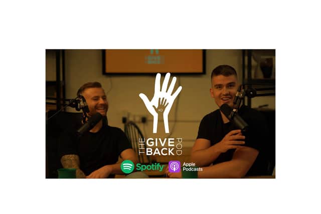 Podcast co-hosts Ben Oliver and Harvey Broadbent have been talking, listening and sharing the stories of charities and organisations. Photo supplied