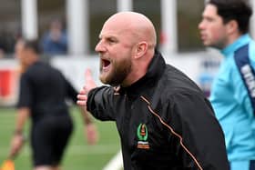 Rugby Town manager Carl Adams  (Picture by Martin Pulley)