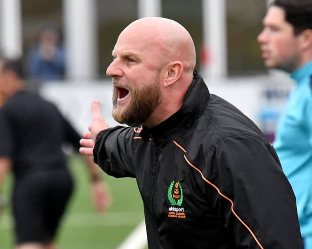 Rugby Town manager Carl Adams  (Picture by Martin Pulley)