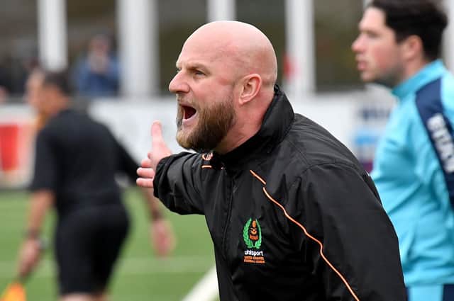 Rugby Town manager Carl Adams  (Picture by Martin Pulley)