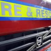 Firefighters from both Lutterworth and Rugby manning two appliances dashed to the scene after the alarm was raised.