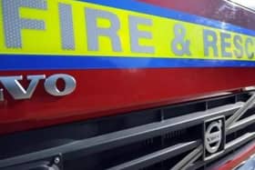 Firefighters from both Lutterworth and Rugby manning two appliances dashed to the scene after the alarm was raised.