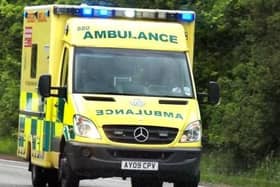 Emergency services are at the scene of a three-car smash on the A5 near Rugby tonight (Tuesday November 2).