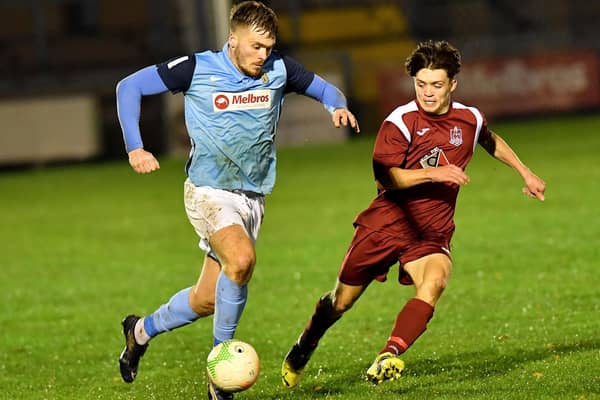 Luke English made several runs from defence in Tuesday night's match