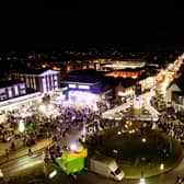 A previous lights switch-on event in Warwick Road, Kenilworth.
