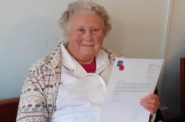 Aileen celebrates 66 years of fundraising.