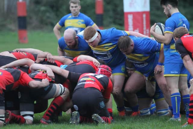 Action from Kenilworth's victory at Newbold. Photo: Willie Whitesmith: