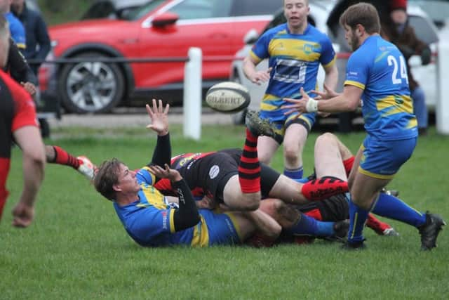 Action from Kenilworth's victory at Newbold. Photo: Willie Whitesmith: