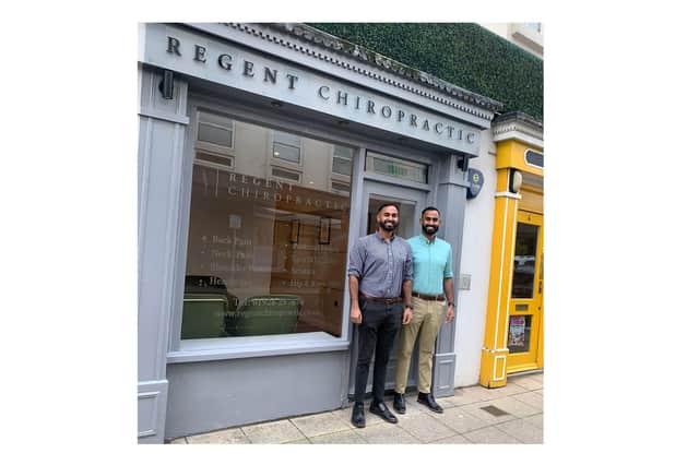 Fully qualified chiropractors Dr Kash Saleemi (MChiro) and Dr Shaz Saleemi (MChiro) officially opened Regent Chiropractic at 6A Tavistock Street on November 8 - and their timing could not be better.