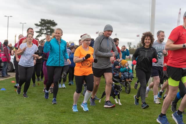 A new parkrun launched in Southam - and it already proving to be a popular event. Photo by Michael Jenkins.