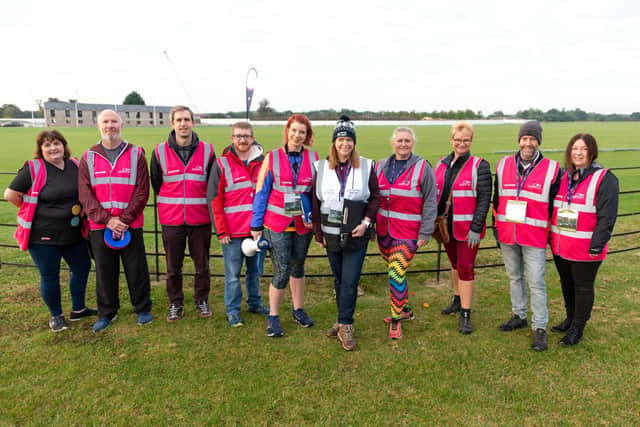 Some of the volunteers at the new parkrun event. Photo by Michael Jenkins.