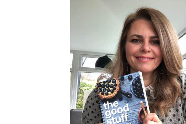 Doroteya Goundry with her new cookbook 'The Good Stuff'.