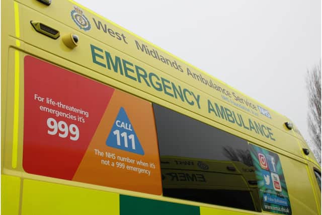 A West Midlands ambulance.