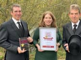 R. Locke & Son have won the ‘Family Business Award 2021’ at national Independent Funeral Director Business Awards - pictured: Colin, George and Rachel Locke. (Submitted photo).