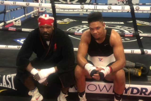 Heavyweights Derek Chisora, who is ranked 4th in UK and Matty Harris. Matty has sparred with many of the top heavyweights in the country.