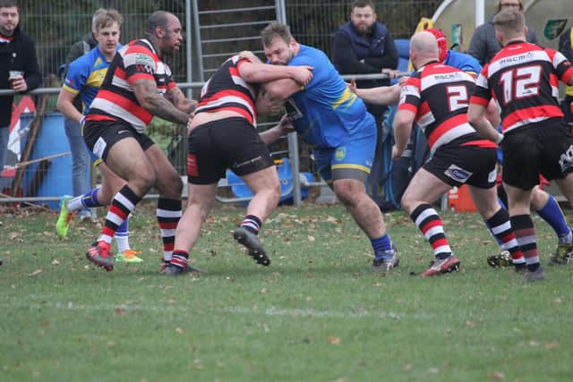 Jake Dodd on the charge for Kenilworth in the cup final  (Picture by Willie Whitesmith)