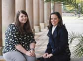 Liljia Polo-Richards from Allergy Companions (right) with Laura Delahunty from the CWLEP Growth Hub.
