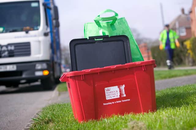 Warwick District Council has announced its plans for Christmas and New Year rubbish and recycling collections. Photo by WDC