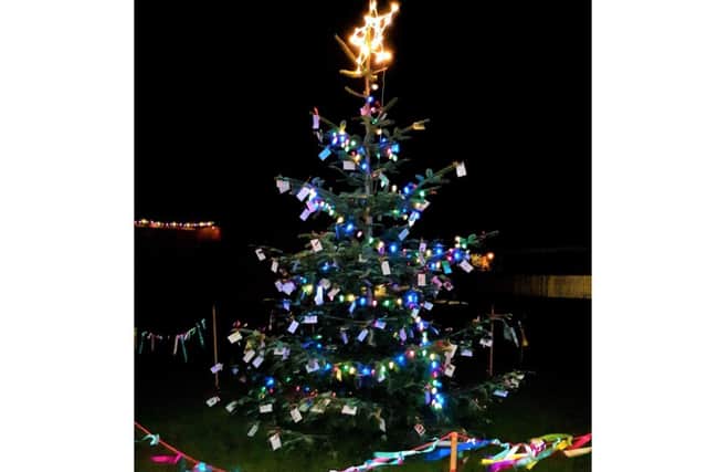 Last year's Christmas tree at All Saints Church in Warwick. Photo supplied
