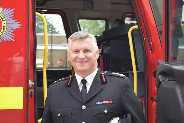 Former Warwickshire Fire and Rescue chief Kieran Amos.