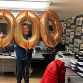 Trainer Dan Skelton celebrating his 1,000th winner (Picture Dan Skelton Racing Twitter)