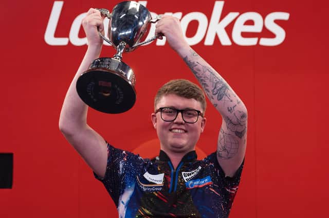 Ted Evetts Darts Unicorn World Youth Champion (Picture: Lawrence Lustig / PDC)