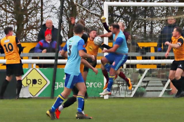 Jake Weaver in Brakes' game against Alfreton