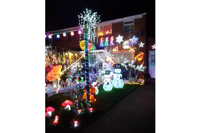 Brian Cook's Christmas display. Photo supplied