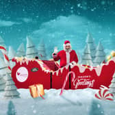 Santa’s Sleigh. Photo by Myton Hospices