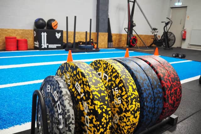 The interior of Physical Formula's new boutique personal training studio in the Heathcote Industrial Estate.