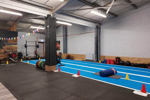 The interior of Physical Formula's new boutique personal training studio in the Heathcote Industrial Estate.
