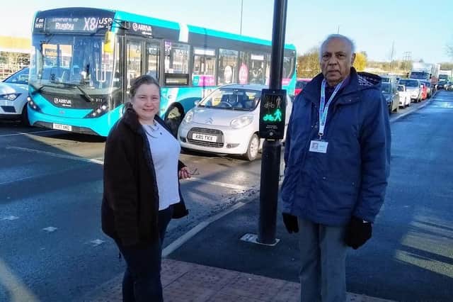 Cllrs Sarah Feeney and Ram Srivastava visited the crossing  and found no shortage of aggressive driving and startling pedestrians.