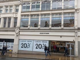 House of Fraser in Leamington town centre is holding a clearance sale ahead of its imminent closure.