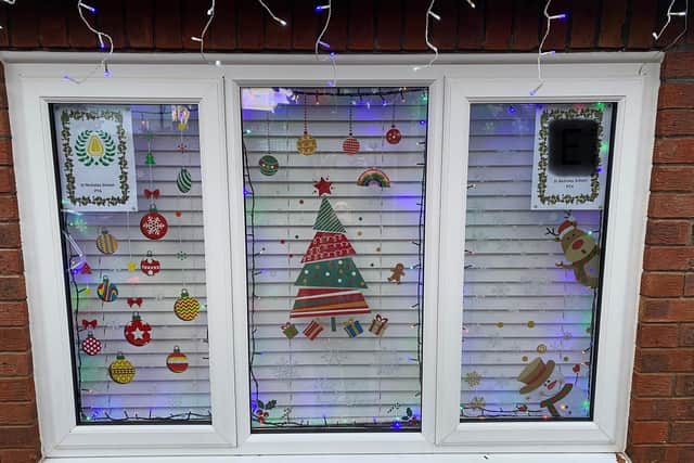 More than 40 families are taking part in the Christmas window walk. Photo supplied
