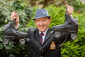 John Wilcock, also known as 'Roller John' is less than £7k from his £50k target