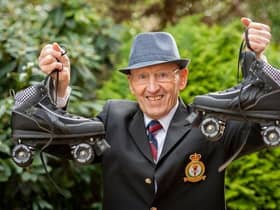 John Wilcock, also known as 'Roller John' is less than £7k from his £50k target