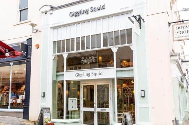 The Giggling Squid restaurant in Leamington.