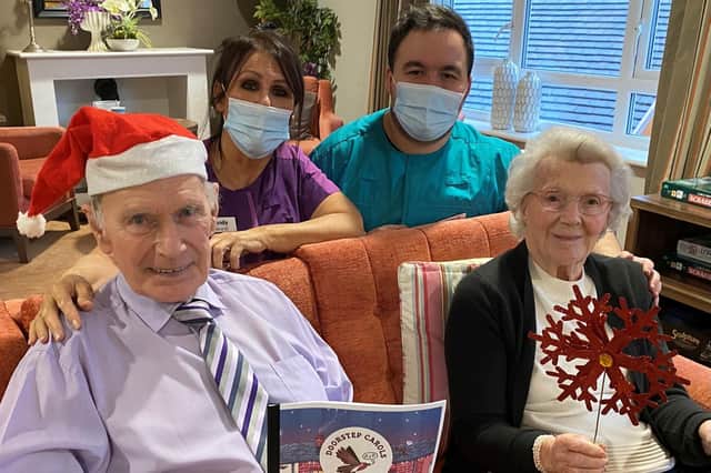 Staff and residents at Priors House care home in Leamington are getting ready to take part in the nationwide Doorstep Carols event on Wednesday (December 15).